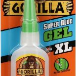 Gorilla Super Glue Gel XL, 25 Gram, Clear, (Pack of 1)